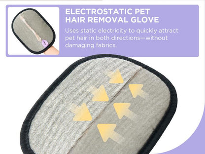 Lesure Pet Hair Remover Glove Electrostatic Removal for Dog & Cat Reusable for Carpet Couch Clothing Furniture One-Hand Hair Removal Machine Washable Travel-Friendly Multi-Surface Use, Tiktokshopblackfriday Choice