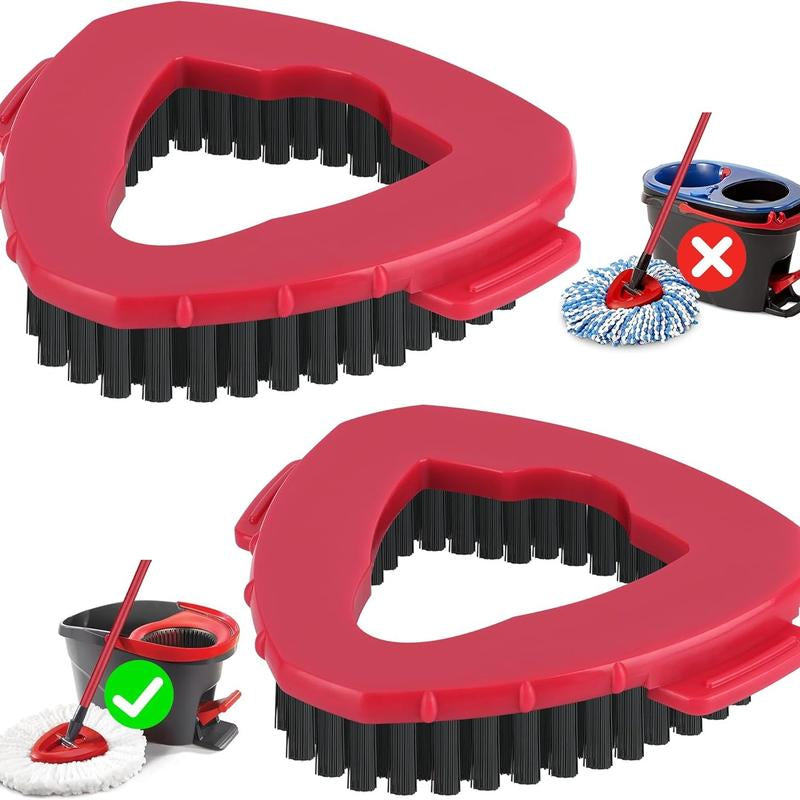 Mop Head & Scrub Brush Refill for O-Cedar Easywring 1 Tank System Only. Bucket & Handle NOT Included. Perfect Suitable Cleaners Pack Cleaning