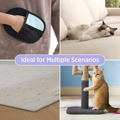 Lesure Pet Hair Remover Glove Electrostatic Removal for Dog & Cat Reusable for Carpet Couch Clothing Furniture One-Hand Hair Removal Machine Washable Travel-Friendly Multi-Surface Use, Tiktokshopblackfriday Choice