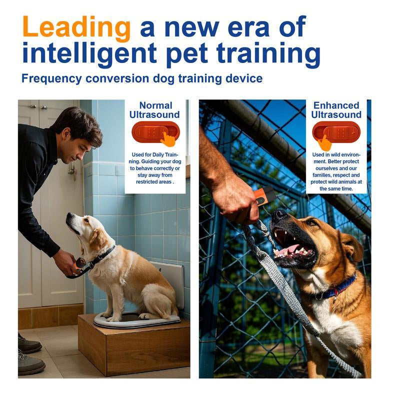 【Fast Shipping】Professional Sonic Emitters Dog Training Tool Dog Bark Deterrent Device with LED Flashlight, 30Ft Range anti Bark Barking Dog Silencer,Rechargeable Portable Dog Barking Stopper