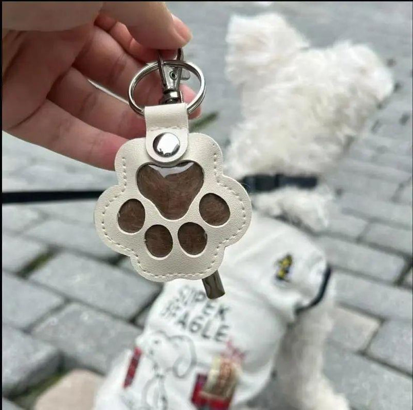 5 Pack-Cat and Dog Hair Keychain Hanger Creative Pet Cat and Dog Hair Decoration for Pet Owners to Collect and Commemorate.