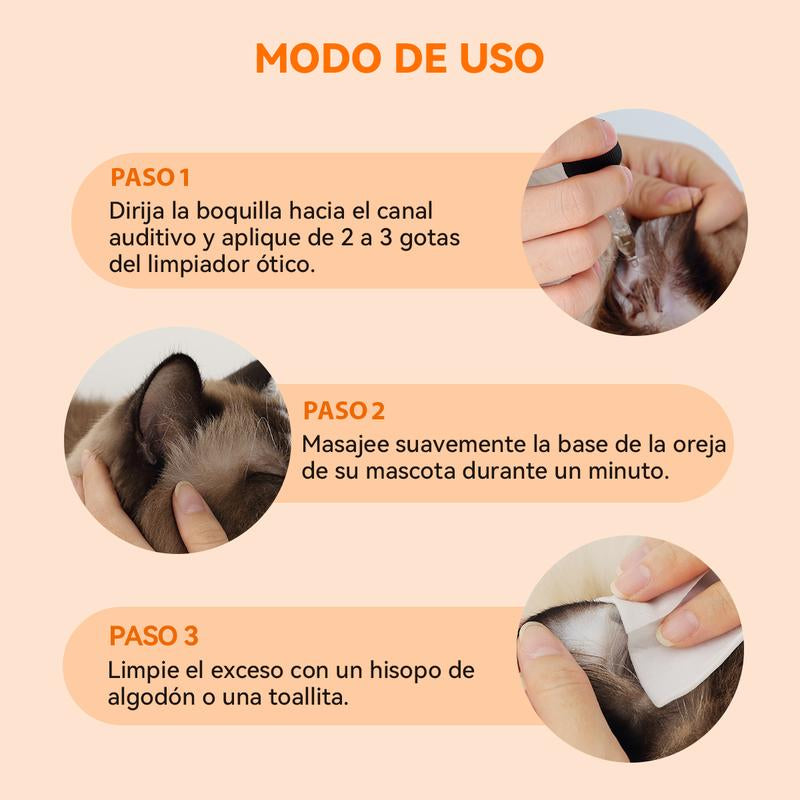 Puainta Dog Ear Cleaner Drops Vet Recommended - Quantum Silver for Itching, Irritation & Wax Build-Up, Made in USA, 1Oz