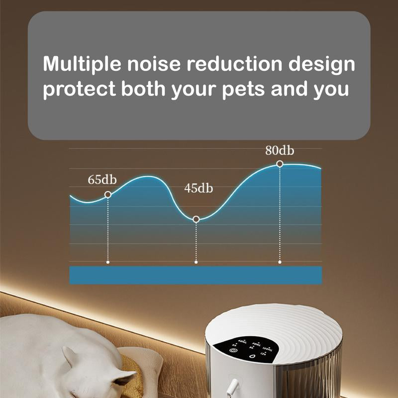 Smart Self-Refill Pet Water Fountain, Stainless Steel Bowl, 2025 New Arrival,Automatic Pet Water Dispenser, Pet Feeding Supplies for Small Dogs&Cats, Kitten Drinking Fountain, Dog&Cat Accessories, Cat Stuff, Cozyvibes Petlife.