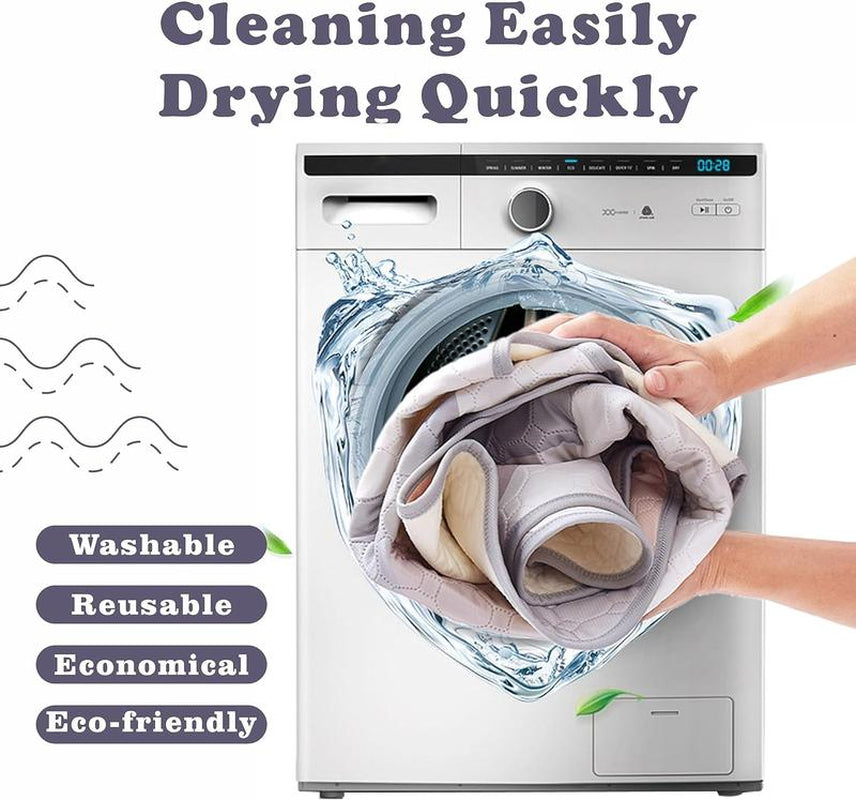 Washable Puppy Pads for Dog, 2 Packs 34"X36" / 18"X23" Small Pet Playpen Rugs and Mats Washable Litter Mats Easy Clean for Cats Rabbits Guniea Pigs Geometry Washable Reusable Dog Pee Pads Pet Training Pads Non Slip Mat Rug Highly Absorbent Flower