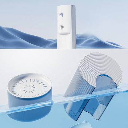 Smart Self-Refill Pet Water Fountain, Stainless Steel Bowl, 2025 New Arrival,Automatic Pet Water Dispenser, Pet Feeding Supplies for Small Dogs&Cats, Kitten Drinking Fountain, Dog&Cat Accessories, Cat Stuff, Cozyvibes Petlife.