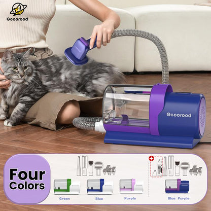 Holiday Haul - Geoorood Dog Grooming All-In-One Kit with Vacuum Brush 2.5L Large Pog, Stainless Steel Blades Lightweight Design 13Kpa Suction Force Portable Cleaning Set #Tiktokshopholidayhaul