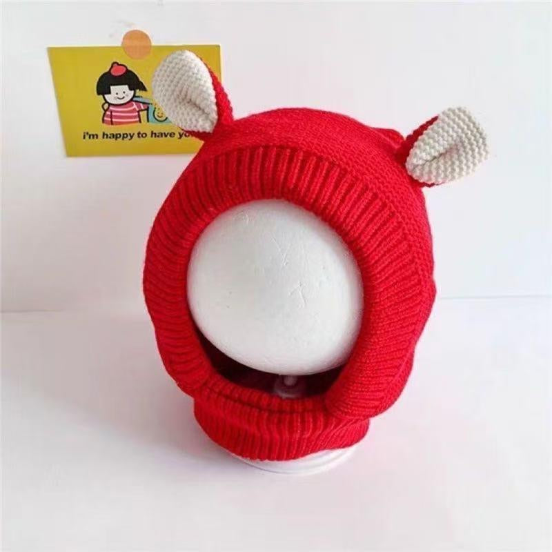 Dog Silent Ear Muffs, Noise Protection Ear Covers, Large Dogs Knitted Hat Ears, Fabric Material, Pets Supplies