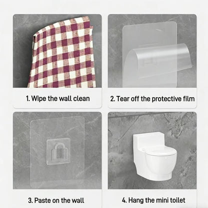 Toilet Water Dish for Pets Ceramic Toilet Shaped Pet Water Dispenser for Cat Dog Small Funny Bowl for Dogs and Cats Hilarious Gravity Pet Fountain