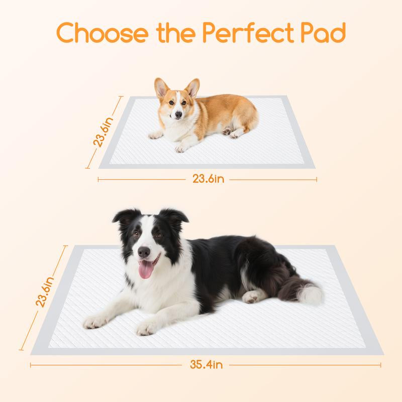 Meowant Puppy Pads, Large Dog Pee Pads, 6-Layer Super Absorbent & Quick-Dry Leak-Proof Disposable Pee Potty Training Pads for Dogs and Cats