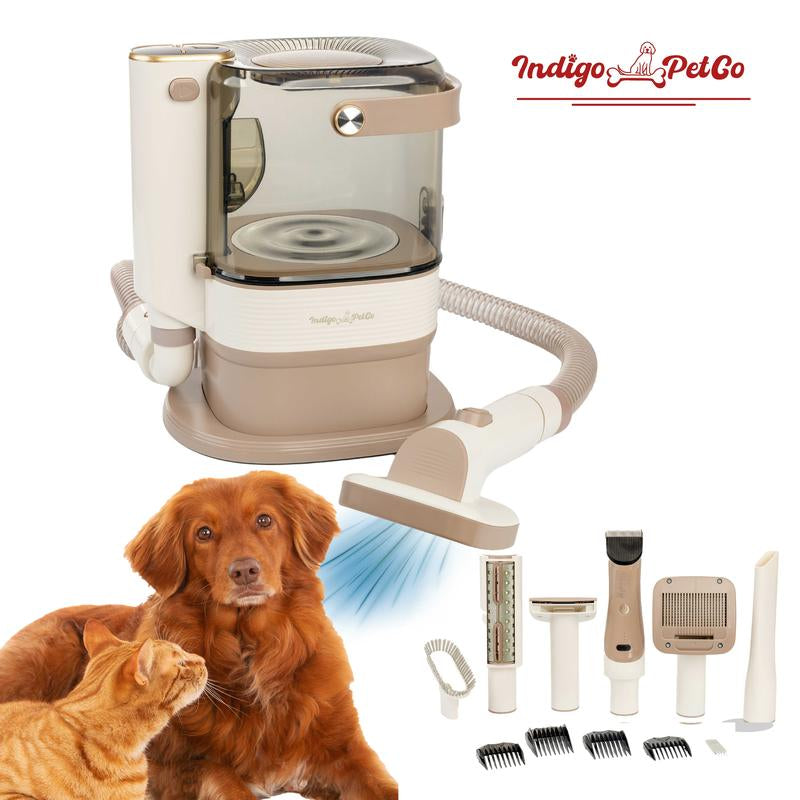 Indigopet Grooming Vacuum Kit - 6 in 1 Pet Grooming