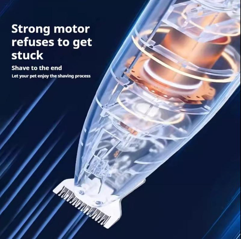 Pet Trimmer for Dogs and Cats Waterproof Shaver with LED Light 18Mm Widen Blade Multifunctional Clippers for Paws Eyes Ears Face Rump USB Rechargeable Grooming Accessories