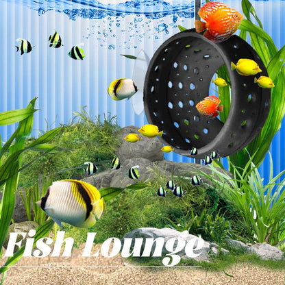 Fish Cave Lounge Suction Cup Hideout Fish Tank Plastic Decorations