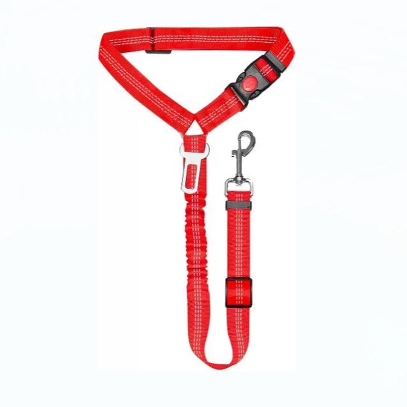 Car Seat Belt Dog Leash, Length Adjustable Pet Safety Leash, Car Safety Leash, Dog Traction Rope, Car Interior Accessories