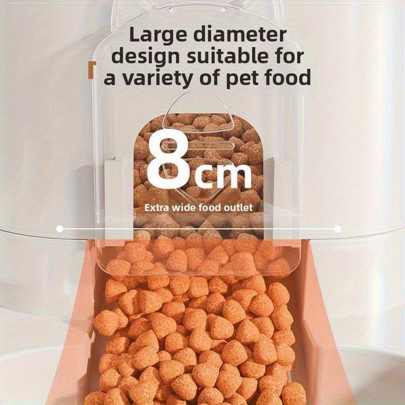 Automatic Cat Dog Water Dispenser Integrated Bowl, Automatic Water Feeder, 0.26-2.64 Gallon Capacity, No Battery Needed, Modern Design, Easy Clean