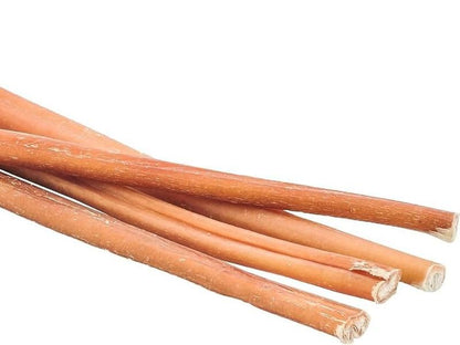 Wild Wolf 12-Inch Angus Bully Sticks (8Oz./~5 Sticks) Healthy, All-Natural, Long-Lasting Dog Chew Bones - Low Odor - Mixed Thickness - Lab-Tested, Hand-Inspected and Packed with Love in the USA