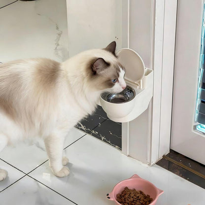 Toilet Water Dish for Pets Ceramic Toilet Shaped Pet Water Dispenser for Cat Dog Small Funny Bowl for Dogs and Cats Hilarious Gravity Pet Fountain