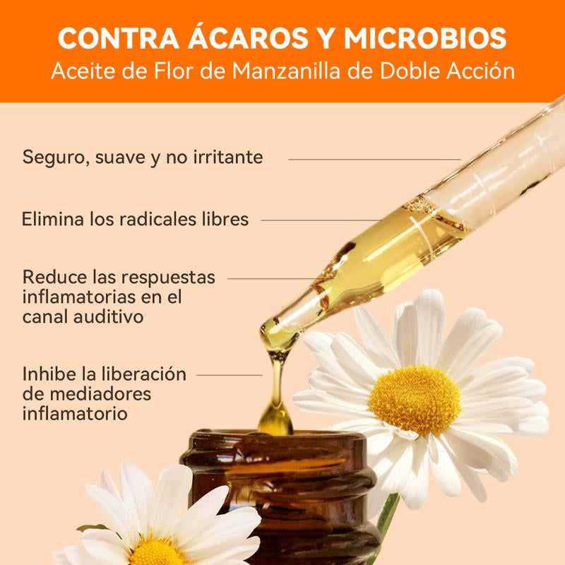 Puainta Dog Ear Cleaner Drops Vet Recommended - Quantum Silver for Itching, Irritation & Wax Build-Up, Made in USA, 1Oz