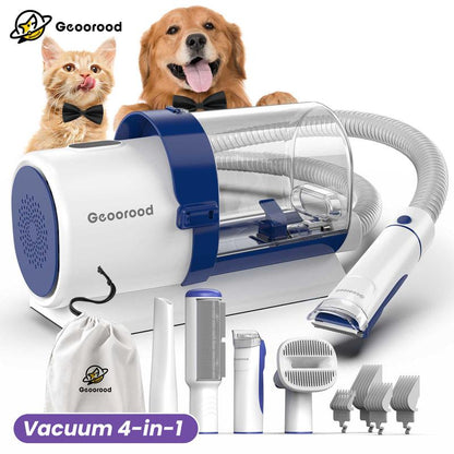 Holiday Haul - Geoorood Dog Grooming All-In-One Kit with Vacuum Brush 2.5L Large Pog, Stainless Steel Blades Lightweight Design 13Kpa Suction Force Portable Cleaning Set #Tiktokshopholidayhaul