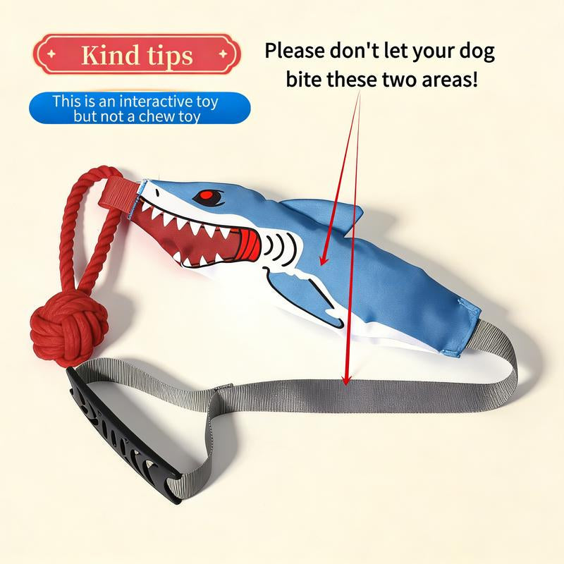 Dog Tug Toy, Interactive Pulling Toy with 1 Strong Handle and Bite-Resistant Small Ball, Dog Toy with a Sound Squeaky, Tug of War Interactive Toys for Puppies to Large Dogs to Grind the Teeth, Conserve Dog'S Energy and Strengthen Bond with Master Outdoor