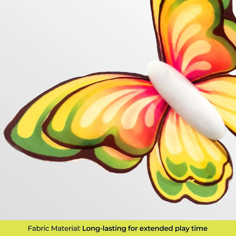 All for Paws Motion Activated Cat Toy 3-In-1 Spinning Butterfly Rolling Ball & Shooting Ribbon Interactive Kitten Play Fun Upgrade Rechargeable Safe Material