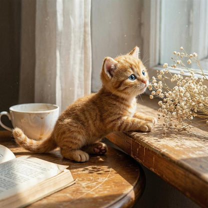 Interactive Robot Kitten, Realistic Plushholiday Haulrobotic Cat Toy That Walks, Wags Tail & Makessounds, Cute Pet Toy Gift for Kids & Adults, Perfectchristmas Present