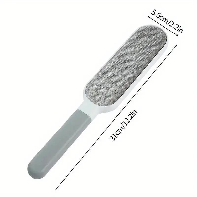 Reusable Dust Removal Brush, Double-Sided Pet Hair Remover, Manual Electrostatic Brush, Can Be Used in Multiple Places